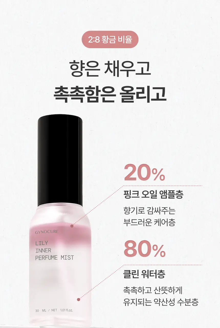 [NEW] 지노큐어 백합 이너 퍼퓸 미스트 30ml 상세페이지 18